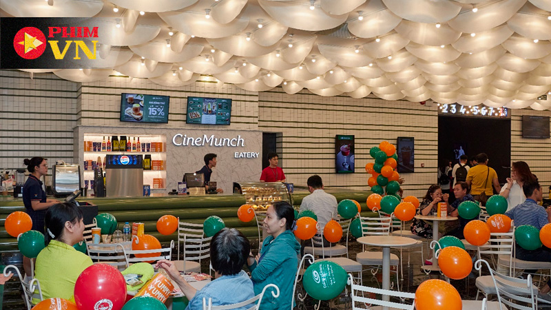 Rạp phim Galaxy nằm trong trung tâm thương mại Parc Mall