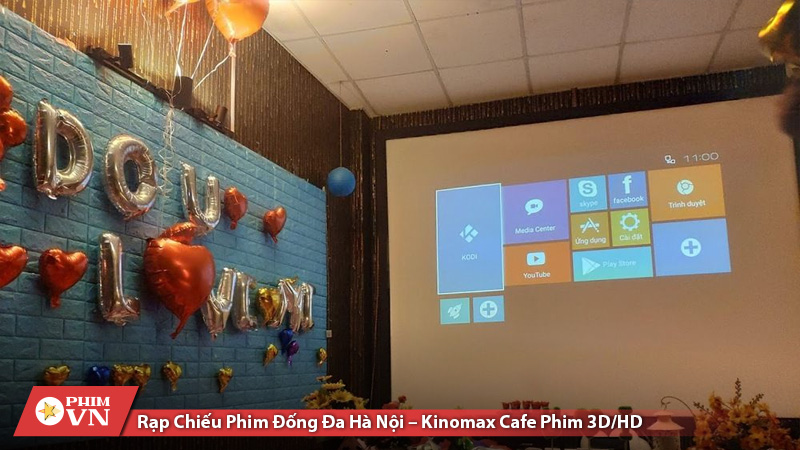 Rạp chiếu phim Đống Đa Hà Nội – Kinomax Cafe Phim mang đến trải nghiệm xem phim riêng tư và thoải mái