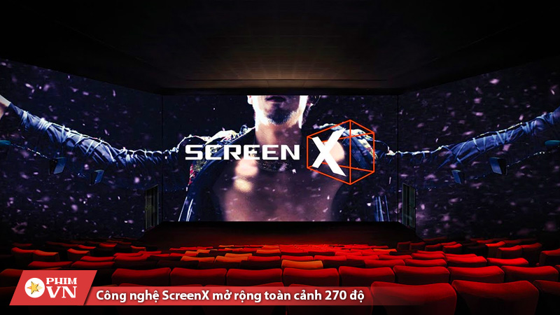 Công nghệ ScreenX mở rộng màn hình mang đến góc nhìn toàn cảnh 270 độ