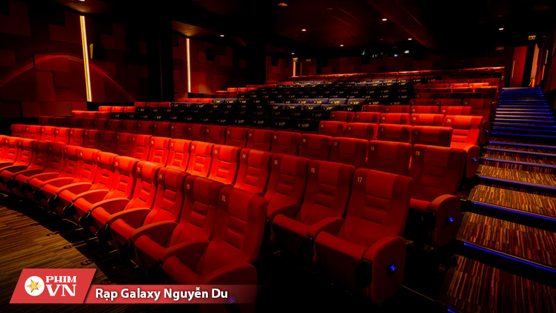 Không gian xem phim hiện đại tại rạp chiếu phim Galaxy Nguyễn Du