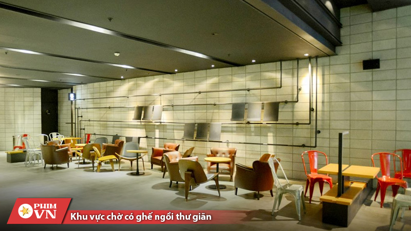 Khu vực chờ có ghế ngồi thư giãn