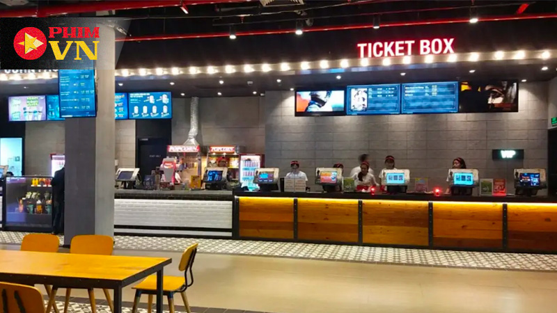 Không gian và thiết kế rạp CGV Satra Củ Chi có phong cách thiên hướng retro đặc trưng của hệ thống CGV