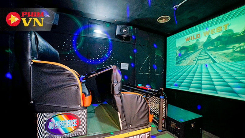Hệ thống ghế chuyển động tại 5D World Rider