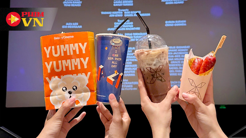 Combo bắp nước & khuyến mãi kèm vé