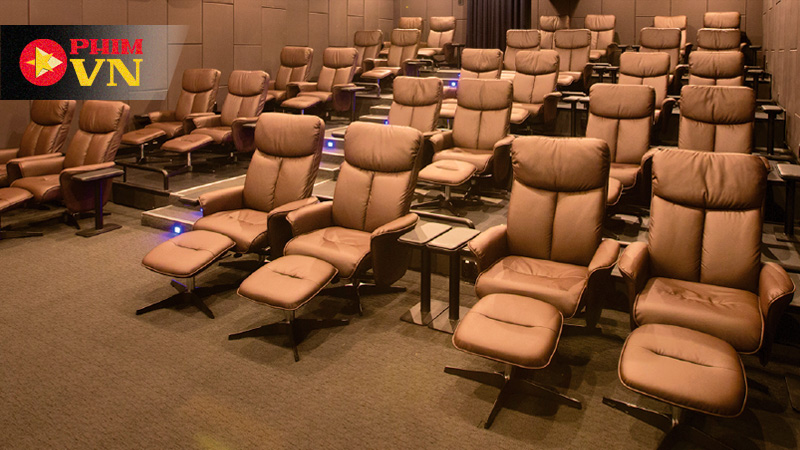 Thiết kế phòng chiếu & tiện ích ghế ngồi