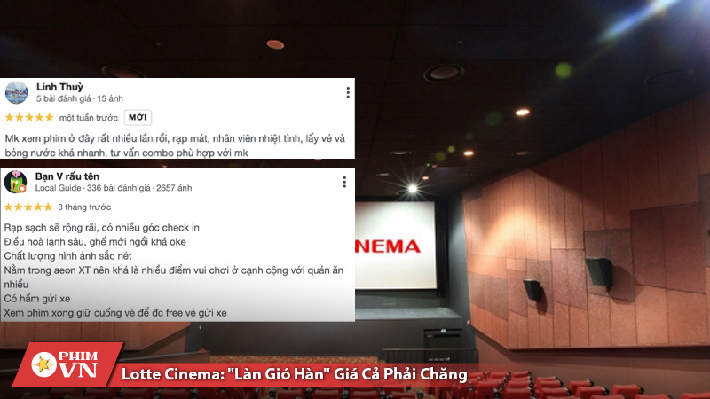 Rạp Lotte Cinema mang đến trải nghiệm xem phim chất lượng