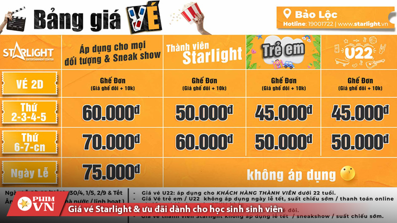 Đặt vé Starlight